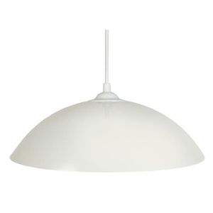 LUSTRE ET SUSPENSION TOSEL Suspension 1   - luminaire intérieur - acier blanc ivoire - Style pop color - H68cm L30cm P30cm