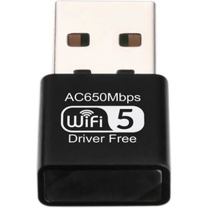 CLE WIFI - 3G Adaptateur USB WiFi durable 2,4 GHz 5,8 GHz Carte réseau USB Récepteur WiFi Lecteur gratuit Compatible avec appareil A256