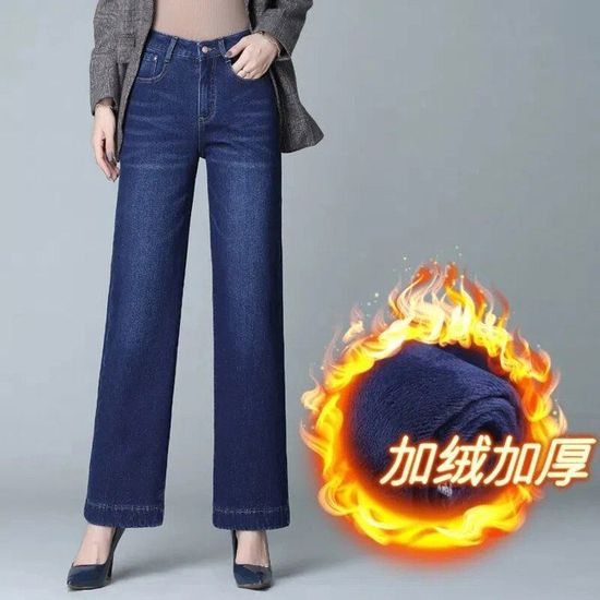 Pantalon Douillet Femme – Polaire Peluche – Coupe Baggy – Taille élastique – Parfait Pour L’hiver, Maison, Pyjama