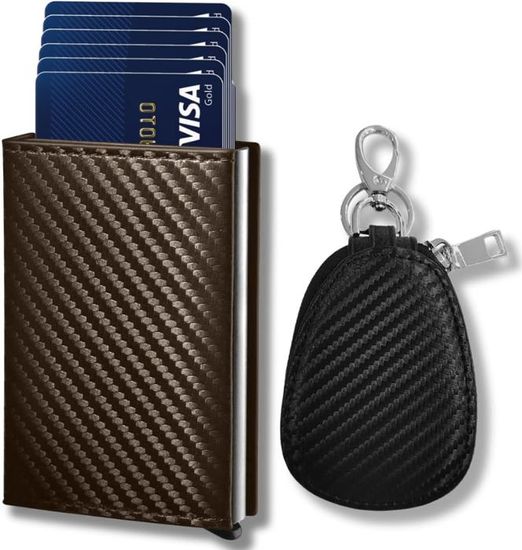 Portefeuille Et Porte-cartes Lacoste Pour Homme - Noir, En Cuir, Neuf Avec étiquettes
