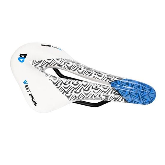 Selle De Vélo Ultra Confortable - VTT Et Route - Polyuréthane Respirant - 27x13 Cm