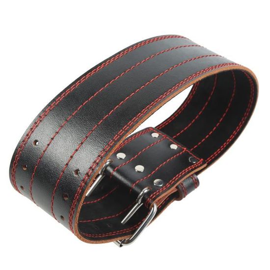 Ceinture Musculation GripUp 10 Cm Cuir – Powerlifting, Squat, Deadlift – Soutien Lombaire Réglable Homme/Femme