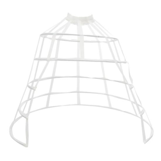 GRACEART Jupe à Cerceaux (crinoline) - Ceinture élastique Ajustable - Taille Unique - Pour Jupes Légères - 9