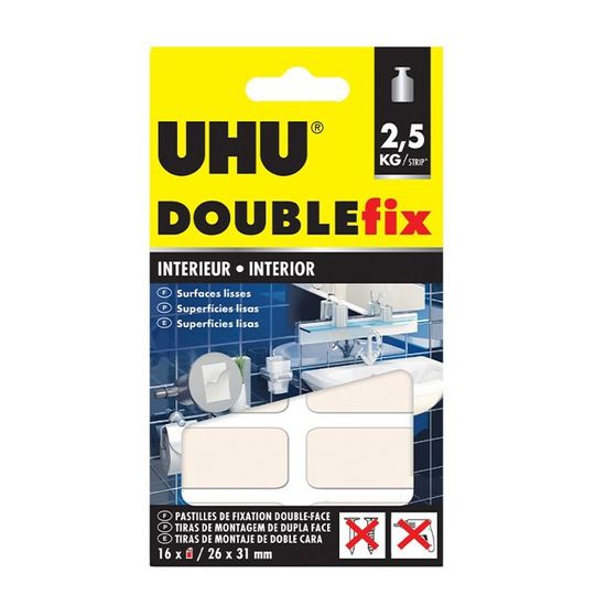 UHU Klebepad UHU Doppelband Extrem Unversal 1,5 M X 19 Mm, Extrem Hohe