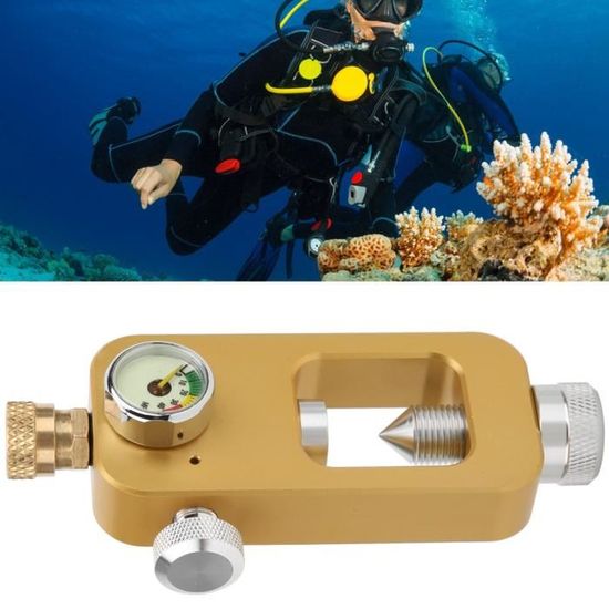 ZER-Adaptateur de plongée sous-marine Connecteur de bouteille d'oxygène