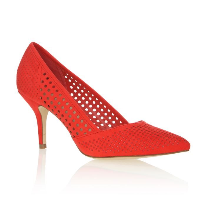 escarpin rouge new look