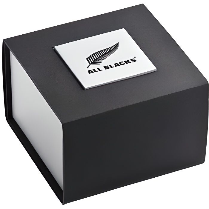 All blacks Bracelet Homme Acier et Cuir 682126