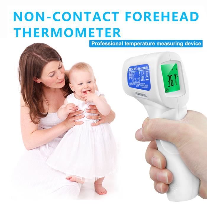 Thermomètre bébé corps médical infrarouge oreille précise front LCD LCD mesure @Yun187