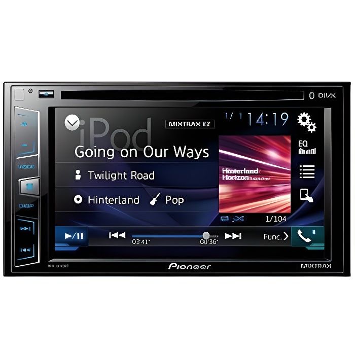 Pioneer AVH-X2800BT Vidéo Embarquée Fixe, 16:9 Tuner Intégré Bluetooth