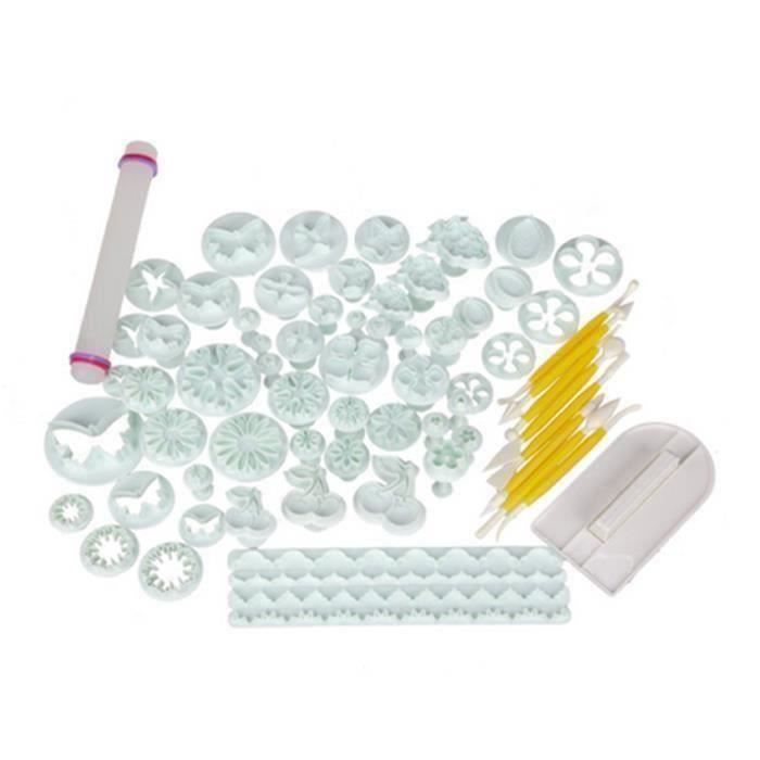 68pcs Emporte Pièces Moules à Pâtisserie, produit de Décoration Pâte à Sucre, Biscuit, Gâteau