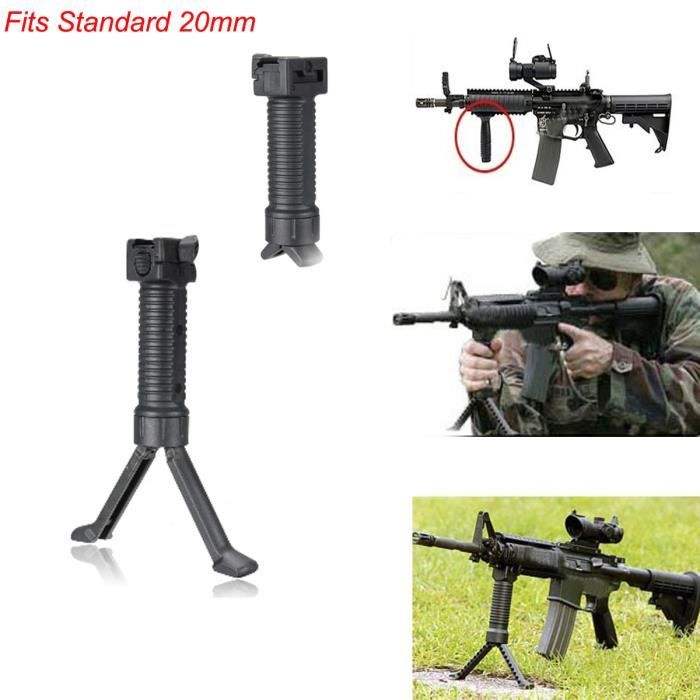 Tactique Grip Poignée pour 20mm Rail PAINTBALL/AIRSOFT Antiglisse