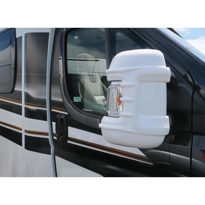 Milenco Coque -bumper- de protection rétroviseur Couleur blanc.