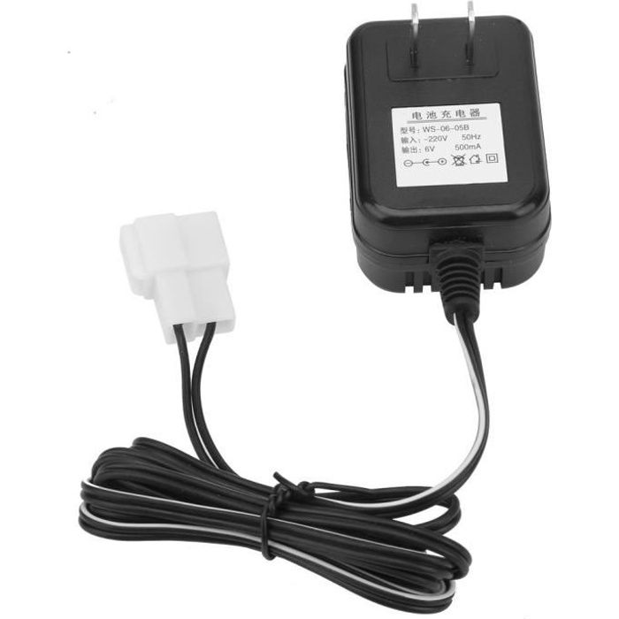 Chargeur de batterie de voiture pour enfants 6V 500mA chargeur mural adaptateur secteur chargeur de batterie pour enfants monter