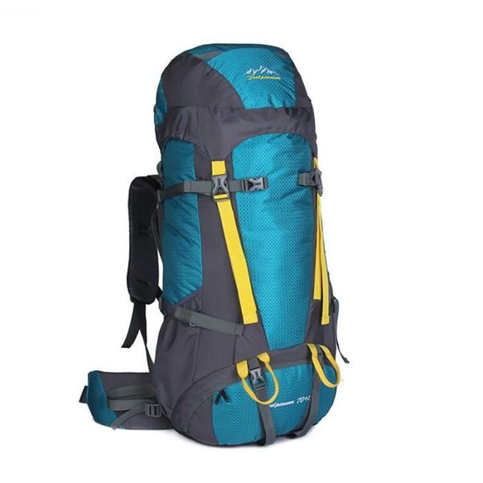 VAZ® Sac à dos Randonnée Professionnel Home et Femme étanche Nylon Backpacks 70L +5L pour le sport,voyage, ,camping-VA626