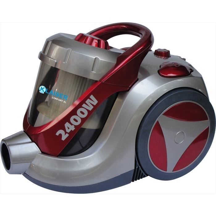 KLAISER Aspirateur Sans Sac 2400W Confort XL - Ultra Puissant