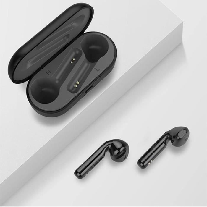 L8 Casque Sans Fil Bluetooth TWS Flypod Pour Huawei Honor Lite Xiaomi TWS Bluetooth 5.0 Écouteur Écouteurs noir