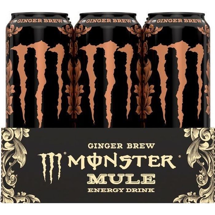 Monster Mule Ginger Brew Energy Drink 0,5l (Pack de 12)