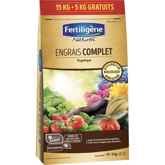 NATUREN Engrais Complet Organique - 20kg
