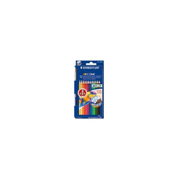 STAEDTLER 12 Crayons Aquarellables + Pinceau