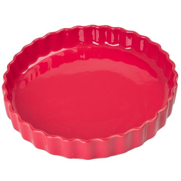 TABLE PASSION - TOURTIERE 32 CM GUSTO ROUGE NEURE Rouge
