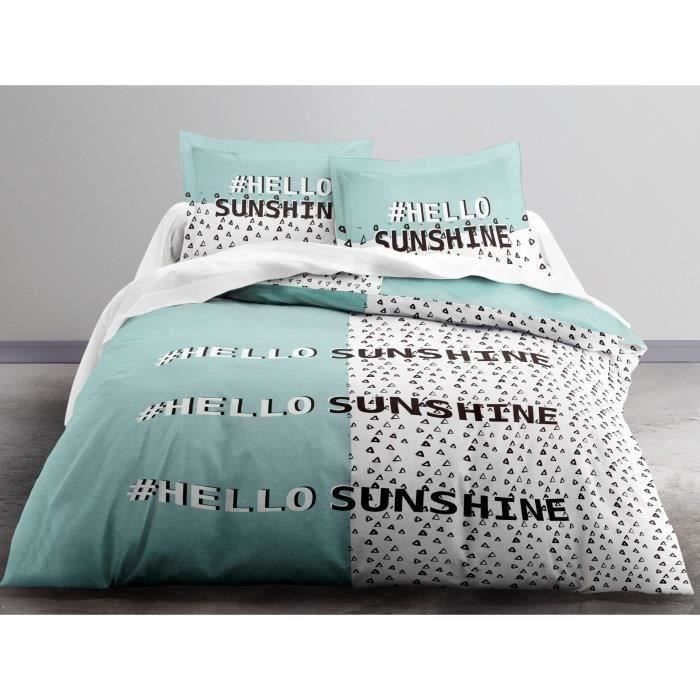 TODAY Parure de couette Enjoy HELLO SUNSHINE 100% coton 240x260 cm