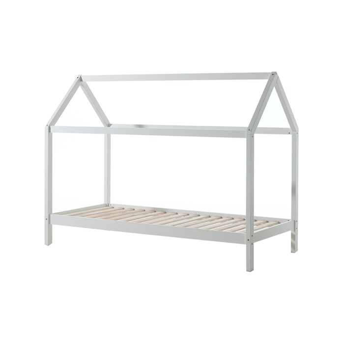 Lit cabane Dallas 1 90x200 - blanc