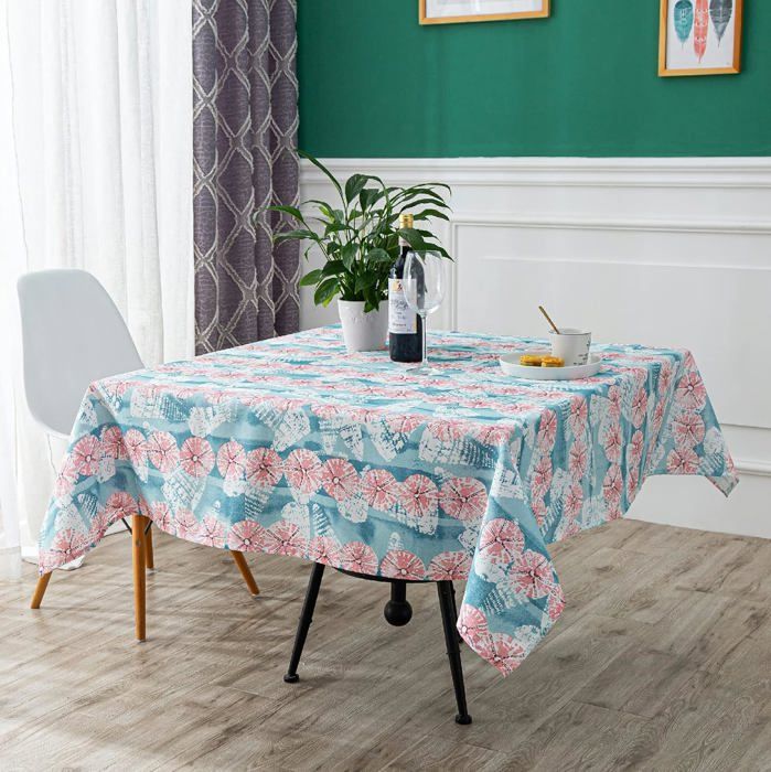 Nappe Imperméable de Table rectangulaire à Motifs pétales Rose - Nappe ...