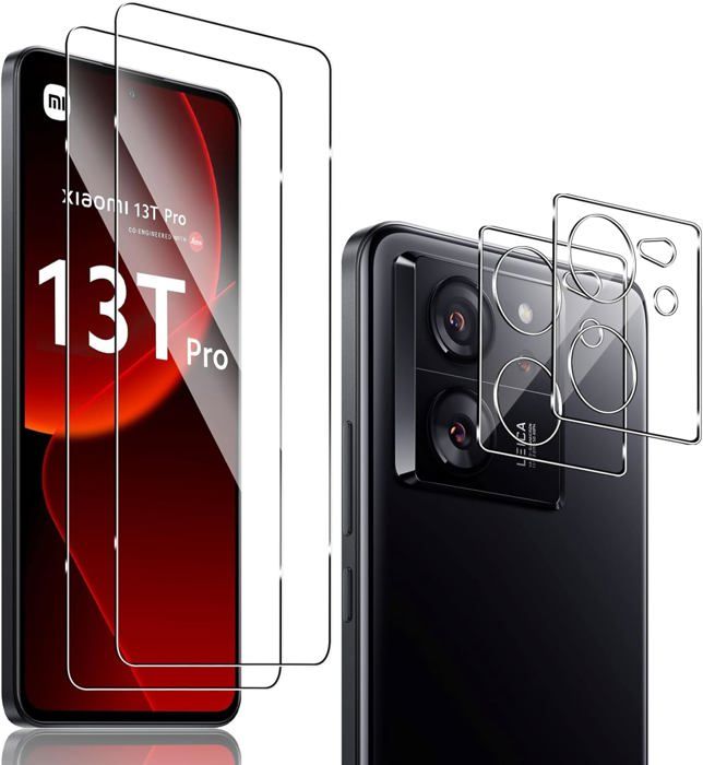 Kit 3+2 Protections écran Xiaomi 14 – Verre Trempé 9H + Protection Caméra Arrière, Anti-rayures HD