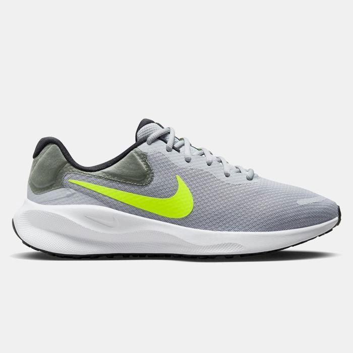 Baskets de course homme Nike Revolution 7 gris loup volt