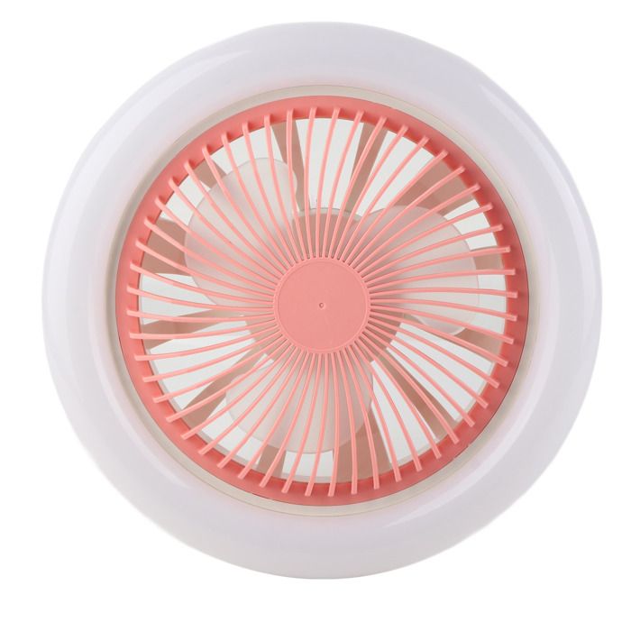 Petit ventilateur de plafond E27 30 W silencieux réglable LED lampe ventilateur pour chambre denfant chambre 85-265 V - Zeaicos