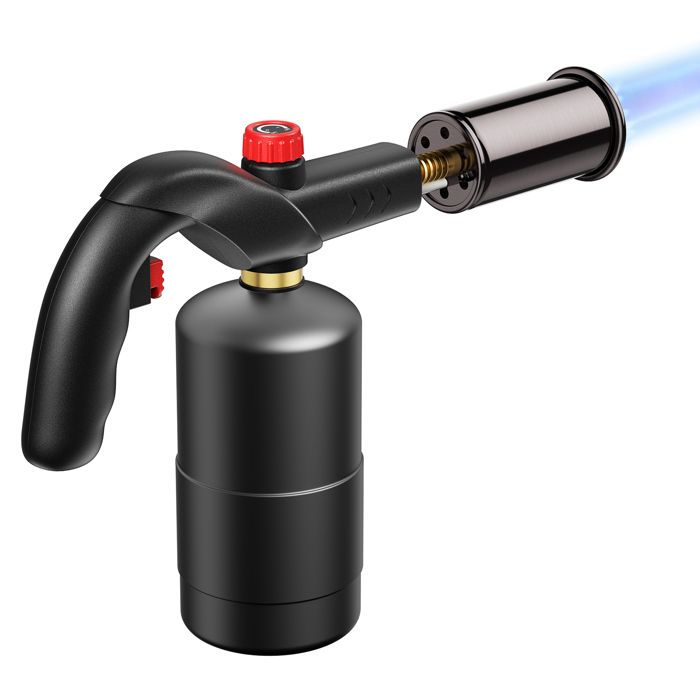 Chalumeau De Cuisine Au Butane - Tête De Chalumeau De Cuisine Professionnelle Reglable Flamme Pour Sous Vide Creme Brulee Patisserie Barbecue Gaz Butane Non Inclus Chalumeau De Cuisine Au Butane - Tête De Chalumeau De Cuisine Professionnelle Reglable Flamme Pour Sous Vide Creme Brulee Patisserie Barbecue Gaz Butane Non Inclus