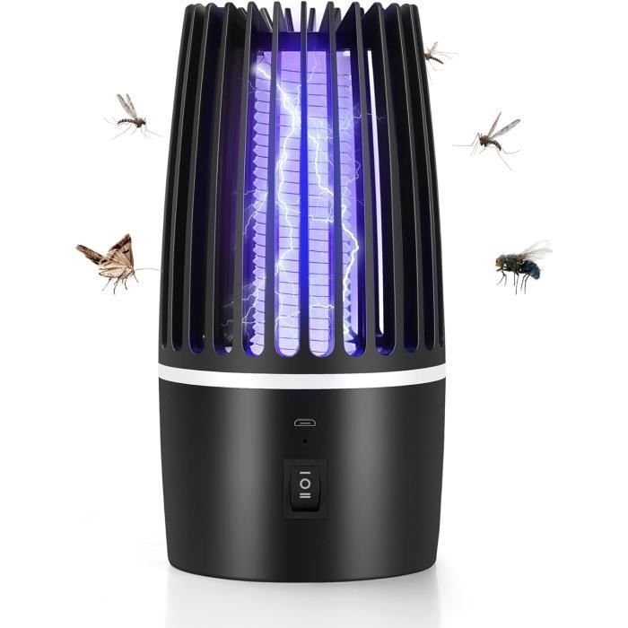 Lampe Anti-moustique 2 En 1 Portable Rechargeable USB IPX5 étanche - Neuf