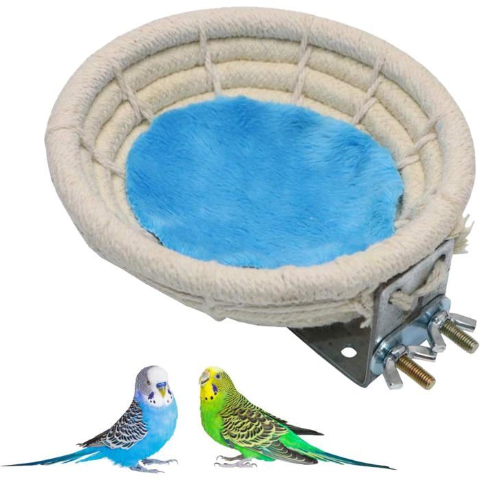 Meilleurs prix pour Nid doiseau en corde de chanvre nid doiseau en corde de coton avec vis de fixation