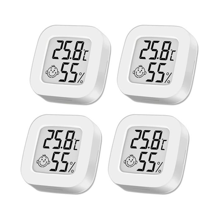 Meilleurs prix pour Thermometre interieur Hygromètre intérieurMini extérieur Digital Thermomètre intérieur pour Maison Terrarium Chambre Bébé Couveuse