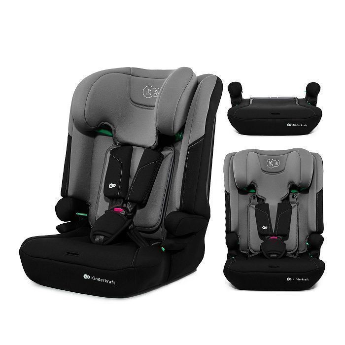 Siège Auto Kinderkraft I-COMFY i-Size 76–150 cm 3 en 1 évolutif avec harnais 5 points et SPS Gris