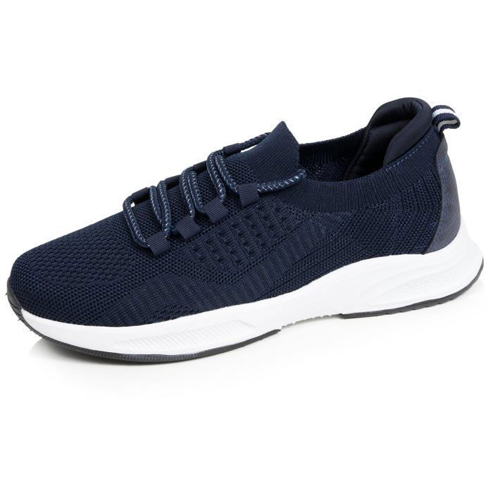 Isotoner Baskets confortable résistante semelle à mémoire forme et facile à enfiler marine foncé femme Isotoner Baskets confortable résistante semelle à mémoire forme et facile à enfiler marine foncé femme