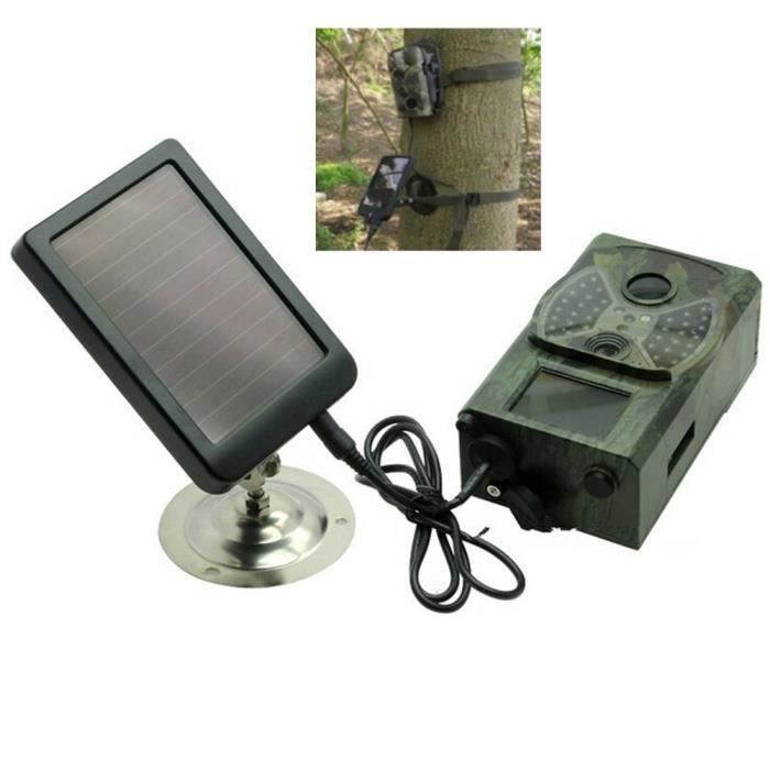 Panneau Solaire 10W Pour Caméra De Sécurité Extérieure Chargeur De Panneau Solaire 10W Pour Caméra De Sécurité Extérieure Chargeur De