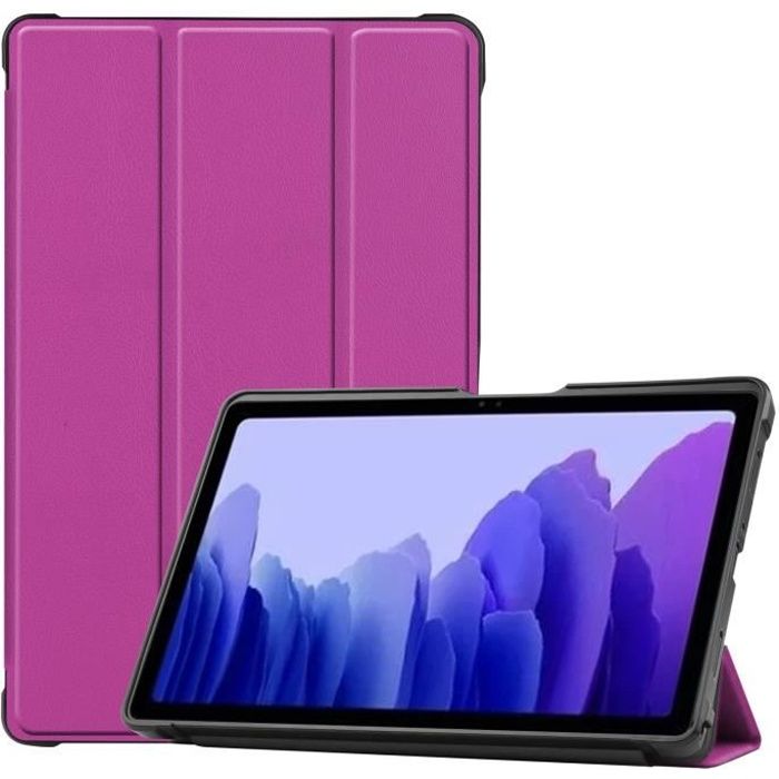 Housse Samsung Galaxy Tab A7 2020 Coque SM-t500 SM-T505 SM-T507 (10.4)  Tablette Protection Etui - Violet - Cdiscount Informatique