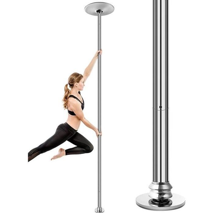 Femor Barre de Pole Dance, Pôle de Danse Statique et Rotative, Hauteur  Réglable, Charge Max 200 kg - Cdiscount