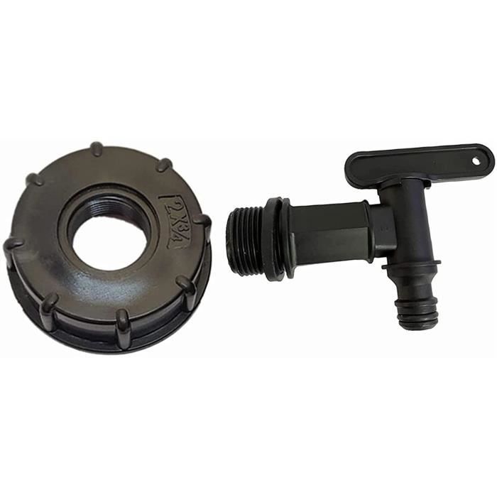 JARDIN IBC ADAPTATEUR Connecteur Tuyau Serrure Eau Robinet Stockage