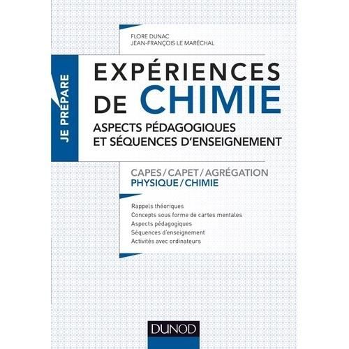 Expériences de chimie CAPES CAPET Agrégation PhysiqueChimie — free download