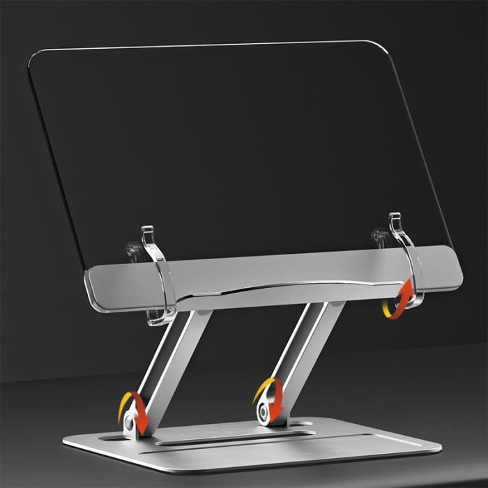 Support à Livre En Bambou Pour Cuisine - 3 Angles, Lutrin Recettes, Relaxdays