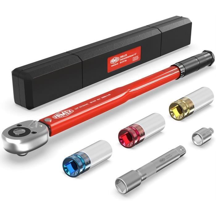 Motoforti Clé Dynamométrique 36 Mm Pour Essieu Arrière HD-47925 Noir