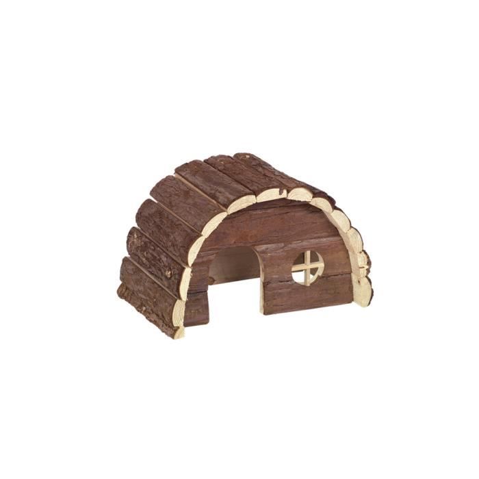 Abri pour rongeurs - Nobby Pet Woodland Samy - Bois non traité - Intérieur - 19x12x10 cm
