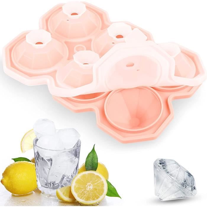 Bol De Glace En Silicone Pour Le Visage Pliable - Avec Bac à Glaçons Intégré - Soin Raffermissant Peau, Réduction Des Poches