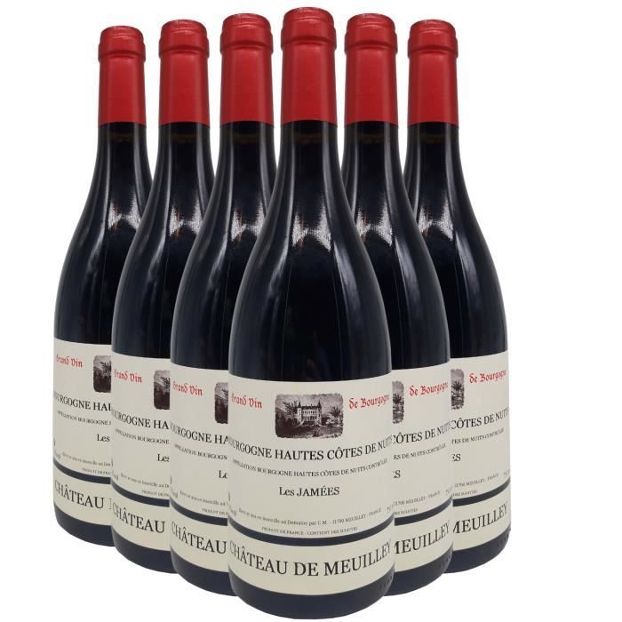 Bourgogne Hautes Côtes de Nuits Les Jamées Rouge 2020 Lot de 6x75cl Château de Meuilley