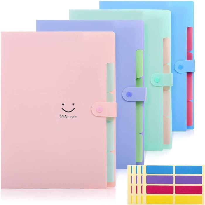 4 Pack Trieur 5 Compartiments Trieur Document Classeur Rangement Papier Trieur Plastique Extensible Pour Bureau Maison 24 Cdiscount Beaux Arts Et Loisirs Creatifs