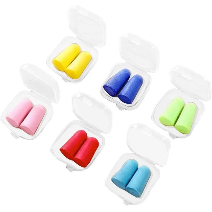 ChenYu 6 Paires Boule Quies Pour Dormir,Soft Foam Ear Protection Plugs