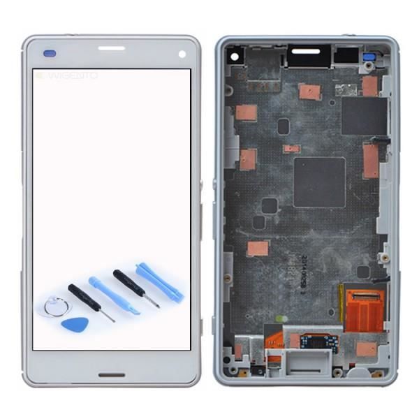 Écran LCD Complet Avec Cadre Pour Sony Xperia M2 D2303 - Remplacement Neuf - Fabriqué En France