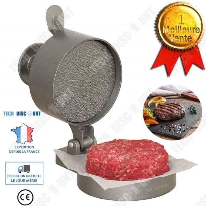 Presse à burger LCC® Alliage d'aluminium Cuisson des hamburgers Facile à nettoyer